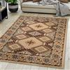 Mazovia Tappeto Salotto Moderno Orientale e Vintage Pelo Corto - Tappeti Soggiorno Turchi Originali - Tappeti Camera da Letto - Tappeti Salotto Grandi Dimensioni - Beige 160 x 230 cm