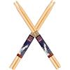 MUSO Bacchette per batteria, Bacchette per batteria in noce americano, Bacchette per batteria, Bacchette per batteria, Accessori per batteria, Bacchette per batteria 5A (5A-Hickory-2 paia)