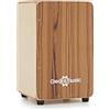 gear4music Cajon Mini di Gear4music Compatto Teak - Strumento Musicale | Per giovani musicisti e artisti, corpo in faggio con corde interne regolabili, suono brillante e percussivo