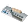 Ausonia - Frattazzo per colla 28x12 manico legno Dente 7,5x7,5