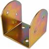 bricoleva.it Staffa Scarpa per Supporto Travi di Legno con Ali Interne - Scarpa d'ancoraggio interno per travi in legno, piastra di giunzione per gazebo (A Muro 8x8)