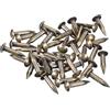 QUARKZMAN 35Pz Chiodi in Ottone 2.8x15mm(DxL) Chiodi per Quadri Muro Testa Rotonda Piccoli in Ottone Hardware per Progetti Fai da Te in Legno Scatole Decorative Casa, Tono Bronzo