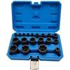 MIRSTORE Serie da 19 Chiavi a Bussola Torx Plus Esterne a 6 e a 5 punti compatibili con Tesla con attacco quadrato 1/2'' 3/8'' 1/4'' da EP4 a EP32