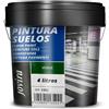 JOVIRA PINTURAS- 6 Kg - Pittura per pavimenti esterni ed interni, garage e superfici sportive in genere, finitura opaca. Protegge le superfici in calcestruzzo, cemento (4 Litri, Verde) E-2