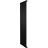 Monster Shop Radiatore Piatto a Colonna Singola 1600 x 420 mm Verticale Design Moderno Acciaio al Carbonio Riscaldamento Centrale Nero Opaco con Kit Fissaggio e Spazzola