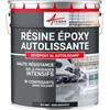 ARCANE INDUSTRIES Resina Epossidica Pavimento Autolivellante 5 kg Nero Grafite - RAL 9011 | Per Pavimenti in Piastrelle e Calcestruzzo a Traffico Intenso, Elevata Resistenza Chimica e Meccanica - Arcane Industries