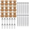 OASHISU 12 pz Isolatori in porcellana per installazione con cavo, bronzo