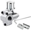 Greluma 1 pezzo Kit valvola perforante Valvola rubinetto frigorifero BPV-31 compatibile con tubo flessibile con diametro esterno da 1/4, 5/16, 3/8 per condizionatori d'aria HVAC