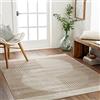 Livabliss IZALINE Moderno Rectangle Tappeto | Beige chiaro, Verde erba | 160x213cm | Soggiorno e Camera da Letto | Tessuto a Macchina Poliestere