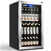 TRIUMPHKEY 86L Frigorifero per Bevande | Raffreddamento Uniforme & Anti-Ghiaccio | 4 Ripiani | 130 Lattine | Bar, Ufficio, Casa