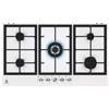 Electrolux - Piano cottura a gas KGS 9536 W finitura bianco e manopole inox da 90 cm