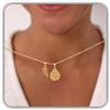 Generic Collana personalizzata con scritta a mano e ciondolo a forma di ala d'angelo in argento Hongyu | Ciondolo a goccia con scritta a mano | Festa della mamma - Natale