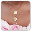 Generic Collana con impronta di mano Petite Charm Hongyu in argento | Collane ottagonali | Gioielli con impronta di piedino per neonati | Festa della mamma - Natale
