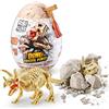 ROBO ALIVE- Dino Fossil Find Surprise Unboxing Giocattolo robotico, Dinosauro Explorer Kit, Colore Triceratopo, Small, 7156B