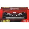 Hot Wheels Premium Formula 1 - Team MoneyGram Haas F1, 2 macchinine con pneumatici reali e le coppie di piloti della stagione 2025, n.31 Esteban Ocon e n.87 Oliver Bearman, 14+ anni, JMM97