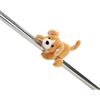 NICI 62134 MagNici Cagnolino peluche con calamita, aderisce a superfici metalliche, lavagne magnetiche e manici della borsa diventando un compagno di viaggio, 12 cm, marrone