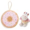 NICI 61915 Sweety Rainbow Peluche Morbido a Forma di Unicorno nella Ciambella, con asola, tenero Pupazzo per Coccole e Giochi, per Adulti e Bambini, 10 cm, Multicolore