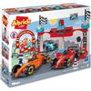 Ecoiffier - Abrick Formula 1 Grand Prix, Set Costruzioni con Auto da Corsa, Circuito e Accessori, Gioco Educativo per Bambini dai 18 Mesi, Mattoncini Grandi Prima Infanzia, 7900002976