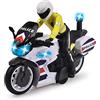 Dickie Toys Dickie - SOS Moto della polizia Yamaha - Suono e Luci - Figura motociclista inclusa - Batterie incluse - a partire dai 3 anni - 203712018002