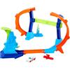 Hot Wheels - Loop Acrobatico Stunt Tracks, Pista con Spirale per Loop e acrobazie, Ripiegabile e con macchinina Inclusa, Pezzi Speed Snap Track e adattori, Giocattolo per Bambini, 4+ Anni, JFH36