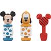 Clementoni - 17814 - Disney Baby Mickey Costruisci E Gioca - Incastri per Bambini, Giocattolo Impilabile, Educativo Prima Infanzia, Bambini 18 Mesi