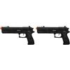 Boland 00439 Pistola SWAT della polizia con suono, 27 cm, poliziotto, arma giocattolo, pistola finta, costume, carnevale, costume in maschera (Confezione da 2)