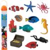 Safari Ltd. Plastoy 6991-04 - Tubo con Miniature di Animali e Oggetti della barriera corallina
