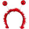 Boland 76327 Hair Band mini coccinella, taglia unica