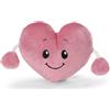 NICI 62626 Cuore di peluche morbido, tenero pupazzo per coccole e giochi, per adulti e bambini, 12 cm, rosa