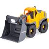 Dickie Toys Dickie, Volvo FMX Pala Escavatore 26 cm con Ruota Libera, Pala Frontale mobile Manuale, Benna Grande inclinabile, Cabina Aperta, Licenza Volvo, 3 anni (203724010)