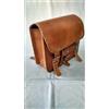 Borsa Laterale Moto In Pelle Marrone Solo 1 Borsa Saddlebag Panniers Sella