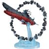MegaHouse Cosmo Gamma Speciale Spazio Nave da Guerra Yamato 2202 Re. Con Asteroid Anello