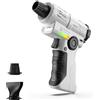 yAyusi Aspiratore Elettrico Ricaricabile,Aspiratore ad aria Compressa ad Alta Potenza da 130000 giri/minuto con Luce LED,Regolazione Continua della Velocità,Adatto per Computer,Esterni,Case e Auto