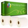 Printing Pleasure 3 x Zebra 72mm x 36mm Etichette termica diretta compatibile per Zebra Type Stampanti | 1000 etichette per rotolo