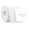 SUPVAN T50M Serie Nastro Etichette, 50mm×50mm 150 Etichette/Rotolo Ricarica Originale Termica Laminata, Impermeabile, Olioresistente, Ad Alta Adesività, Auto-Rilevante, Nero Su Bianco