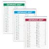 Generico Calendario - TRIS CALENDARI 2027 da parete 297 x 420 mm (A3) (3 colori)