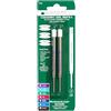 Monteverde - Refill gel a punta fine, senza tappo, per penne a sfera Parker, confezione da 2, colore viola