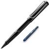 Lamy Safari roll-ink - Penna a sfera classica senza tempo con impugnatura ergonomica e tratto M, corpo in robusta plastica ASA, con cartuccia d'inchiostro + cartuccia extra