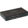 LogiLink Splitter DisplayPort 1 x 2 porte 1 x mini DP a 2 x HDMI 4K 30 Hz HDCP nero (in blocco)