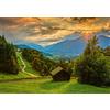 Schmidt Spiele Tramonto sul villaggio di montagna di Wamberg puzzle da 1.500 pezzi