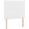 vidaXL Testiere 2 pz. Bianco 100x5x78/88 cm in Pelle finta