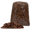 Chocolate Works, dischi di cioccolato fondente al latte, cialde per rivestimento, immersione, stampaggio e decorazione di caramelle, cioccolato sfuso, sacchetto da 0,9 kg