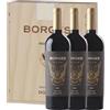 Generico Rosso Portoghese Douro Reserva Cassetta in Legno da 3 Bottiglie 0,75ml Touriga Nacional, Touriga Franca, Tinta Roriz, Tinta Amarela Vino Rosso Perfetta Idea Regalo