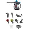 BISSELL Steam Shot, pulitore a vapore portatile con 10 accessori, pulitore a vapore portatile multiuso, per ripiani, piastrelle, fughe, cucina, bagno, finestre, 4267N