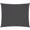 vidaXL Parasole a Vela Oxford Rettangolare 4x6 m Antracite