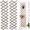SUNOYA 2 Pezzi Griglia Per Tralicci In Legno Allungabile 140 X 36 cm, Expandable Plant Trellis, Traliccio Da Giardino, In Legno, Per Piante Rampicanti