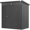 GFP Primeyard Casetta da giardino metallo 180x120x205 cm Armadio da esterno per attrezzi antracite