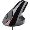 ulafbwur ABS Mouse ergonomico verticale ufficio 5 pulsanti 1200 DPI mouse ottico per PC portatile