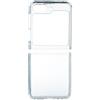 LA CASA DE LAS CARCASAS Custodia in silicone per Samsung Galaxy Z Flip 5 [flessibile, ultra sottile e resistente]. Cover in silicone TPU trasparente [protezione contro le cadute](silicone trasparente)