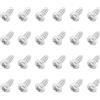 SG Store 24 Pezzi Viti per Custodia da Tavolo A500/A600/A1200 Viti in Acciaio Inossidabile 304 M3 X 6 Mm Compatibile con Commodore Amiga 500 600 1200 Argento
